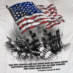 Vintage 2001 911 Tribute Shirt L